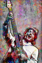 Paul McCartney Poster, Paul of The Beatles Gift, Sir Paul Colorful Layered Tribute Fine Art