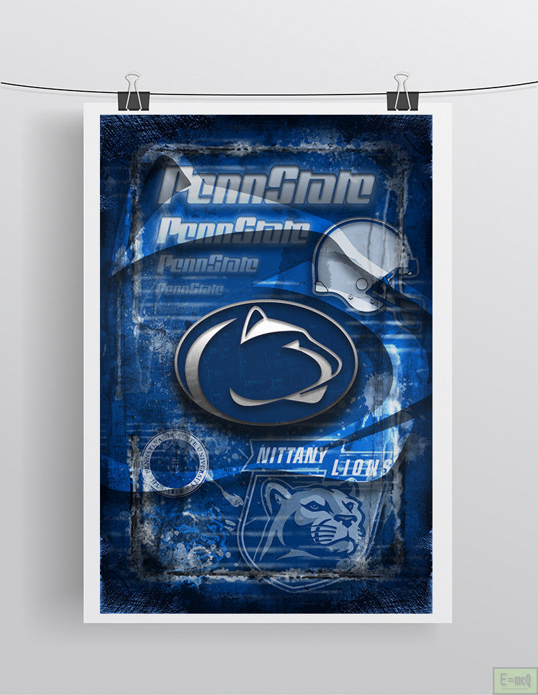 Penn State Nittany Lions Magnetic Mailbox Cover and Sticker Set