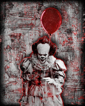 Pennywise The Clown From "IT" Poster, Stephen Kings IT Portrait Gift Horror Fine Art
