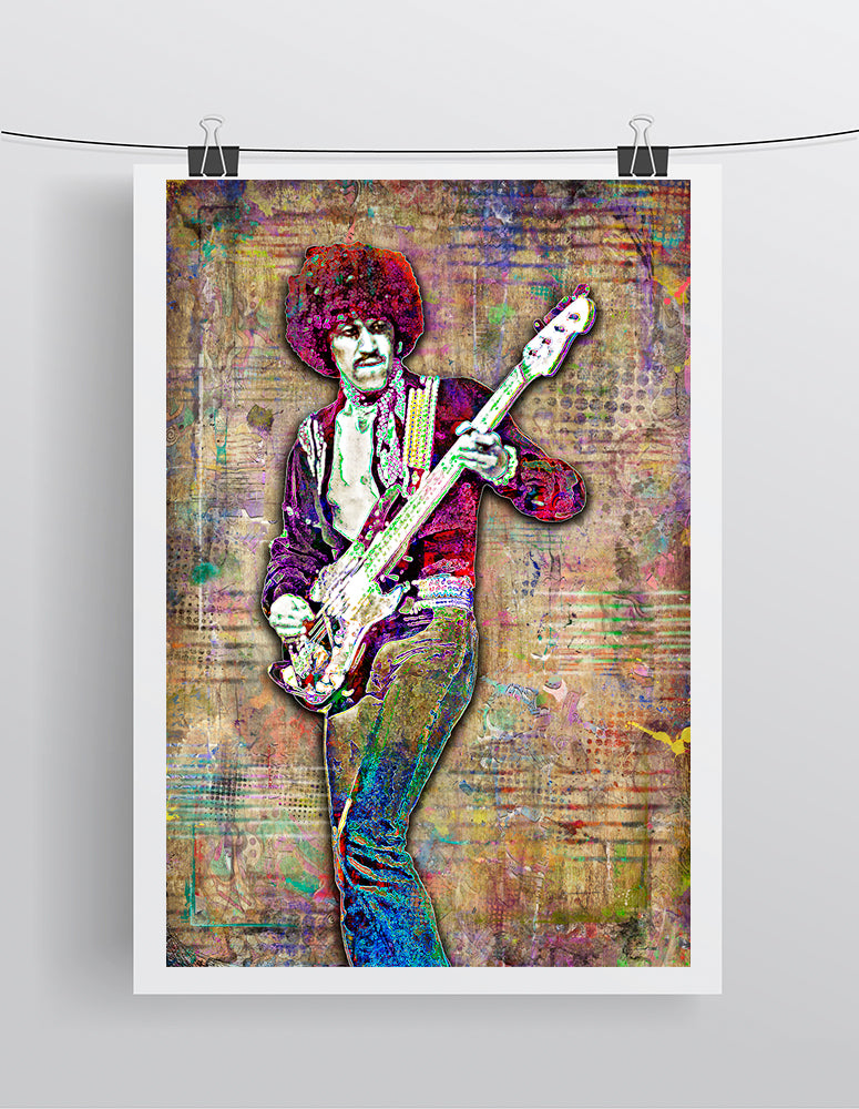 Phil Lynott of Thin Lizzy Poster, Thin Lizzy Tribute Fine Art