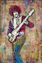 Phil Lynott of Thin Lizzy Poster, Thin Lizzy Tribute Fine Art