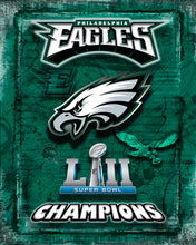 Philadelphia Eagles Super Bowl Championship 2018 Poster, Philadelphia Eagles Artwork Map Man Cave