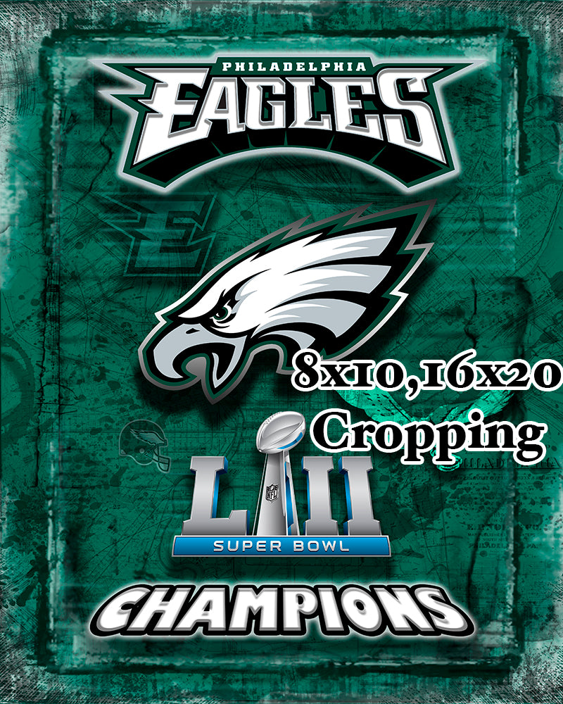 Philadelphia Eagles Super Bowl Poster