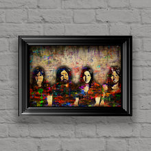 Pink Floyd Poster, Pink Floyd Unique Gift,Pink Floyd Colorful Layered Tribute Fine Art