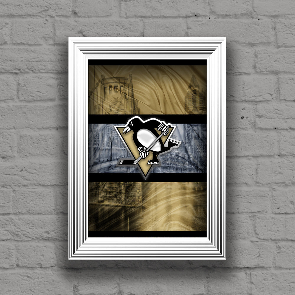 Pittsburgh Penguins Poster, Pittsburgh Penguins Hockey Gift, Pens Art ...