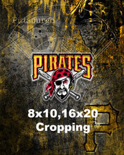 Pittsburgh Pirates Poster, Pittsburgh Pirates Artwork Gift, Pirates Layered Man Cave Art