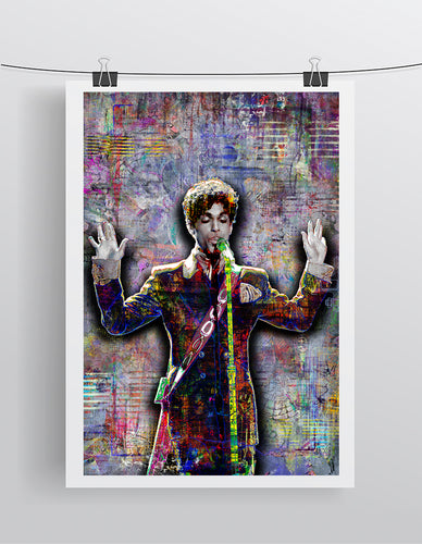Prince Poster, Prince Gray Tribute Fine Art