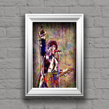 Prince Pop Art Poster, Prince Tribute, Prince Fine Art Gift, Prince Ink Purple Layered Art
