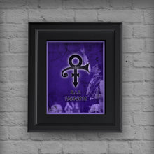 Prince Memorial Poster, Prince Memorial Logo 2016 Gift, Prince Layered Tribute Fine Art