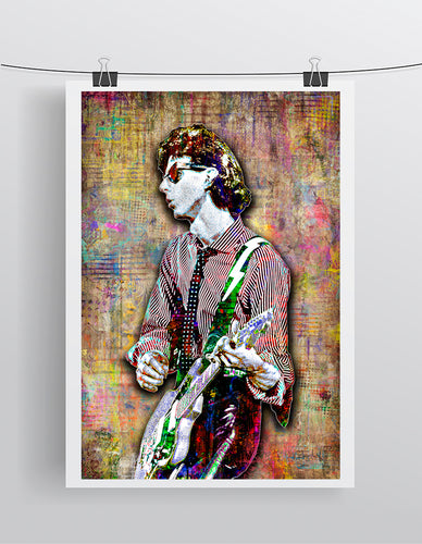 Ric Ocasek of The Cars Poster, The Cars Tribute Fine Art