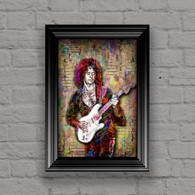 Ritchie Blackmore of Deep Purple Poster,  Rainbow Print Fine Art
