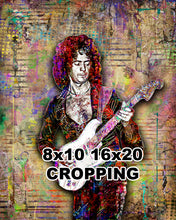 Ritchie Blackmore of Deep Purple Poster,  Rainbow Print Fine Art