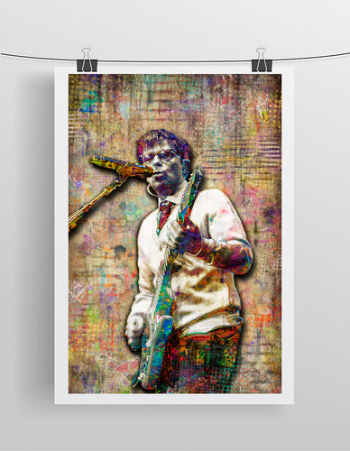 Rivers Cuomo Of Weezer Poster, Weezer Tribute Fine Art