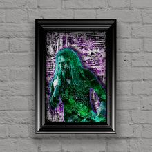 Rob Zombie Poster, Rob Zombie Portrait Gift, Rob Zombie Colorful Layered Tribute Fine Pop Art