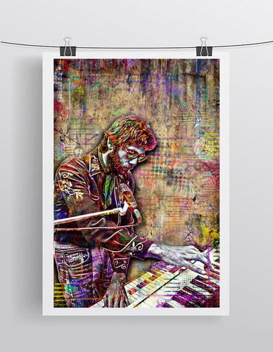 Robert Lamm Chicago Poster, Robert Lamm of Chicago Print Fine Art