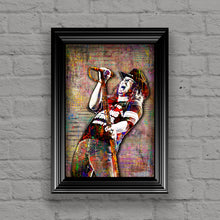 Ronnie Van Zant of Lynyrd Skynyrd Poster 2, Ronnie Van Zant Tribute Fine Pop Art