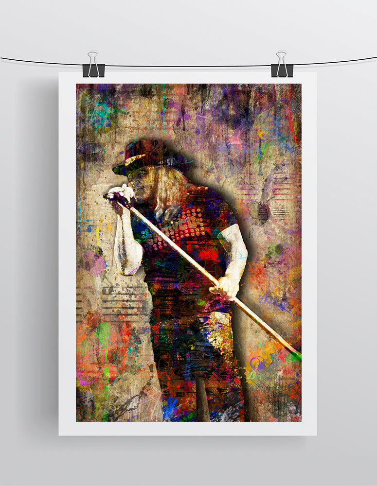 Ronnie Van Zant of Lynyrd Skynyrd Poster, Ronnie Van Zant Tribute