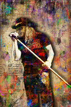Ronnie Van Zant of Lynyrd Skynyrd Poster, Ronnie Van Zant Tribute Fine Pop Art