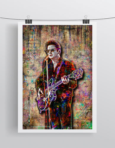 Roy Orbison Poster, Roy Orbison Tribute Fine Art