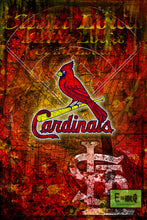 St. Louis Cardinals Poster, Saint Louis Cardinals Artwork Gift, Cardinals Layered Man Cave Art