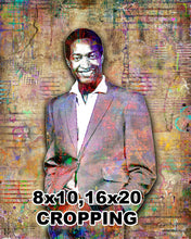 Sam Cooke Poster, Sam Cooke Blues Tribute Gift, Fine Art