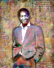 Sam Cooke Poster, Sam Cooke Blues Tribute Gift, Fine Art