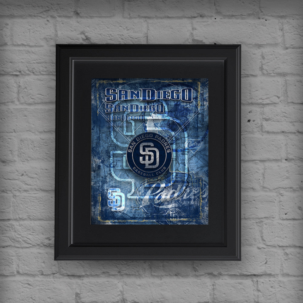 San Diego Padres Poster, San Diego Padres Artwork Gift, Padres