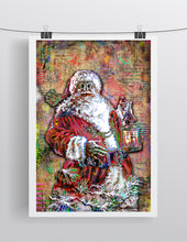 Santa Claus Christmas 2021 Special Edition Poster, Santa Fine Art