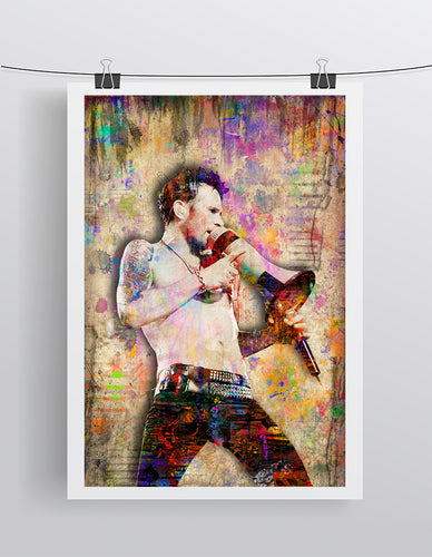 Scott Weiland Poster, Scott Weiland Stone Temple Pilots Tribute Fine Art