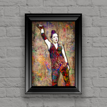 Shirley Manson of Garbage Poster, Shirley Manson Tribute Fine Art