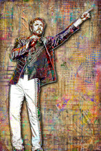 Simon Le Bon of Duran Duran Poster, Duran Duran Tribute Fine Art