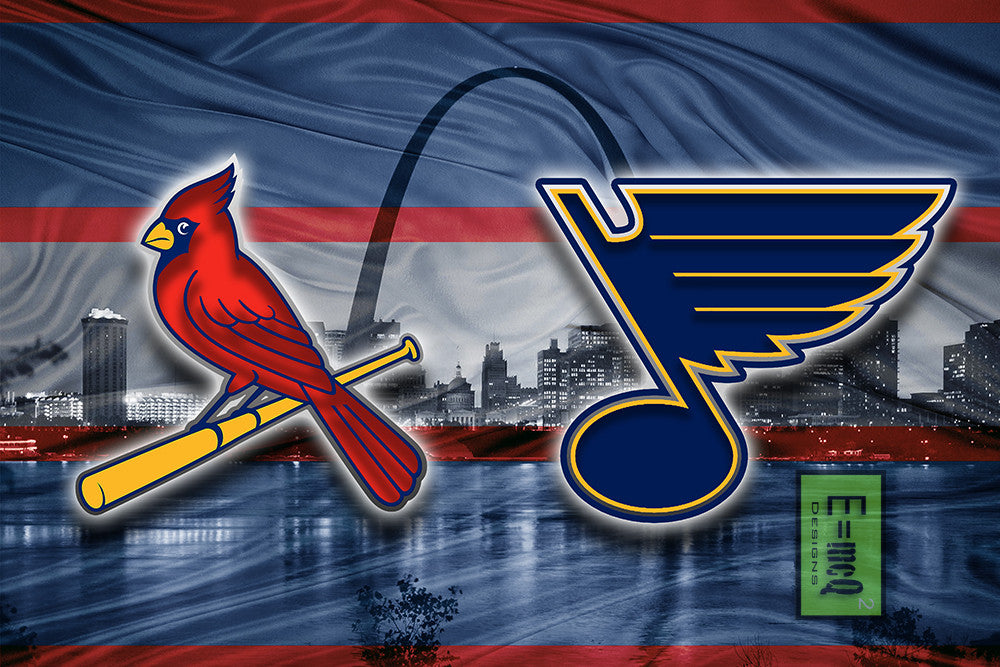 St. Louis Blues St. Louis Cardinals | Sticker