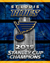 St. Louis Blues 2019 Stanley Cup Championship NHL Hockey Poster, Blues Hockey Print