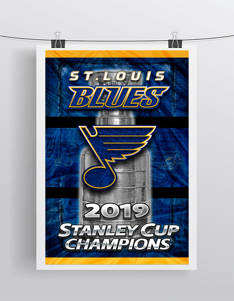 St. Louis Blues 2019 Stanley Cup Poster Weekender Tote Bag by Bob