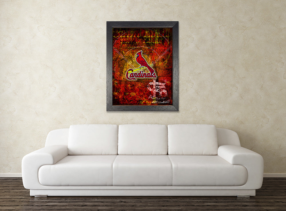 St. Louis Cardinals Poster, Saint Louis Cardinals Artwork Gift