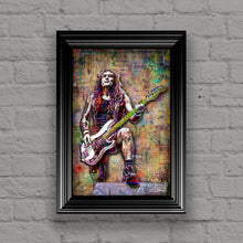 Steve Harris Poster, Iron Maiden Steve Harris Gift, Iron Maiden Tribute Fine Art