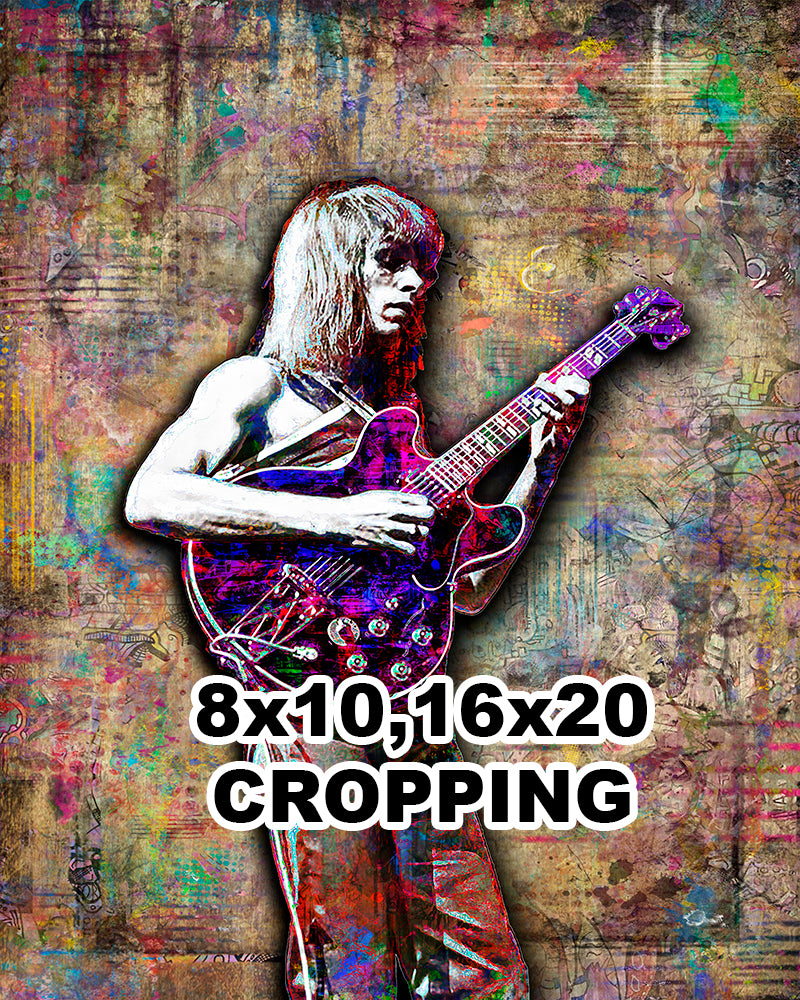 Steve Howe of YES Poster, Yes Tribute Fine Art