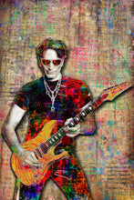Steve Vai Poster, Guitarist Steve Vai Gift, Steve Vai Tribute Fine Art
