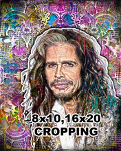 Steven Tyler Poster, Steven Tyler of Aerosmith Tribute Portrait Gift