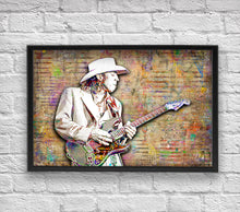 Stevie Ray Vaughan Poster, Stevie Ray Vaughan 2 Tribute Fine Art