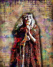 Stevie Nicks Poster, Stevie Nicks of Fleetwood Mac Tribute Fine Art