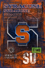 Syracuse Orange Poster, Syracuse Orange Print, Orange gift, Syracuse Man Cave Picture