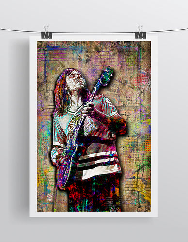 Terry Kath Chicago Poster, Terry Kath 3 of Chicago Print Fine Art
