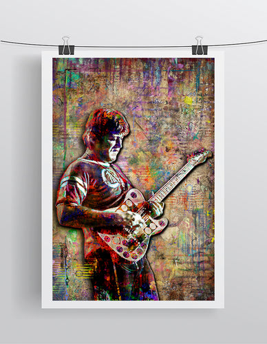Terry Kath Chicago Poster, Terry Kath of Chicago Print Fine Art