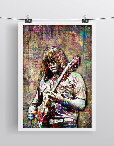 Terry Kath Chicago Poster, Terry Kath 2 of Chicago Print Fine Art