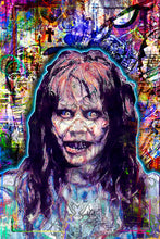 The Exorcist Pop Art Poster, Regan of The Exorcist Halloween Horror Fine Art