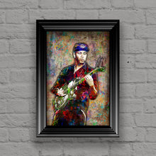 Tom Morello Poster, Rage Against The Machine Gift, Tom Morello Colorful Layered Tribute Fine Art