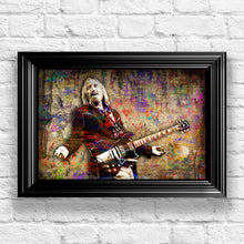Tom Petty Memorial  Poster, Tom Petty Portrait Gift, Tom Petty Tribute Fine Art