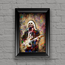 Tom Petty Memorial Poster 2, Tom Petty Gift, Tom Petty Tribute Fine Art