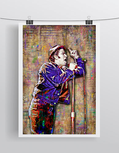 Tom Waits Poster, Tom Waits Gift, Tom Waits Tribute Fine Art